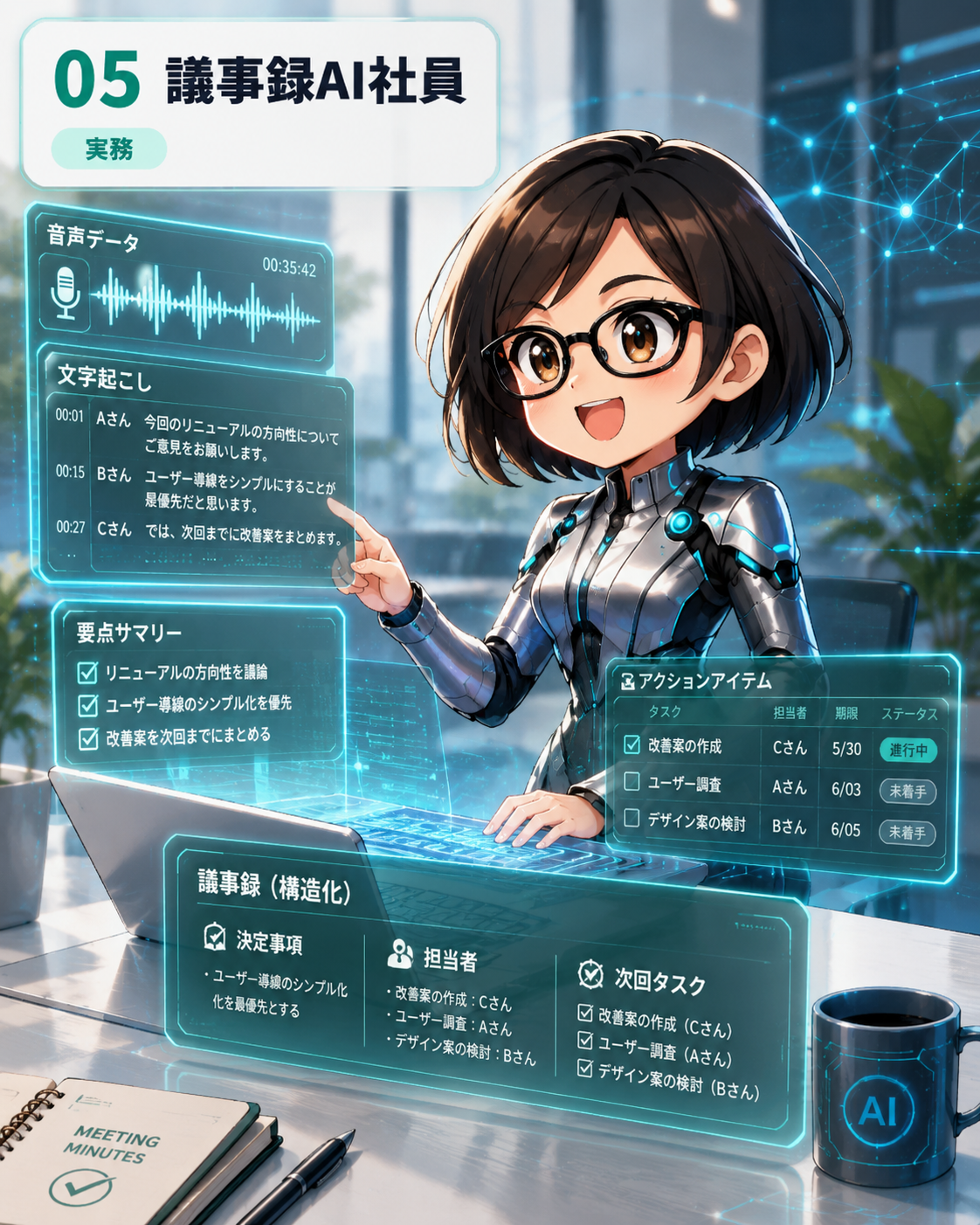 会議実行